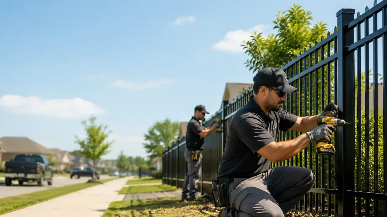 Metal Fence Installation in Yorkville, IL